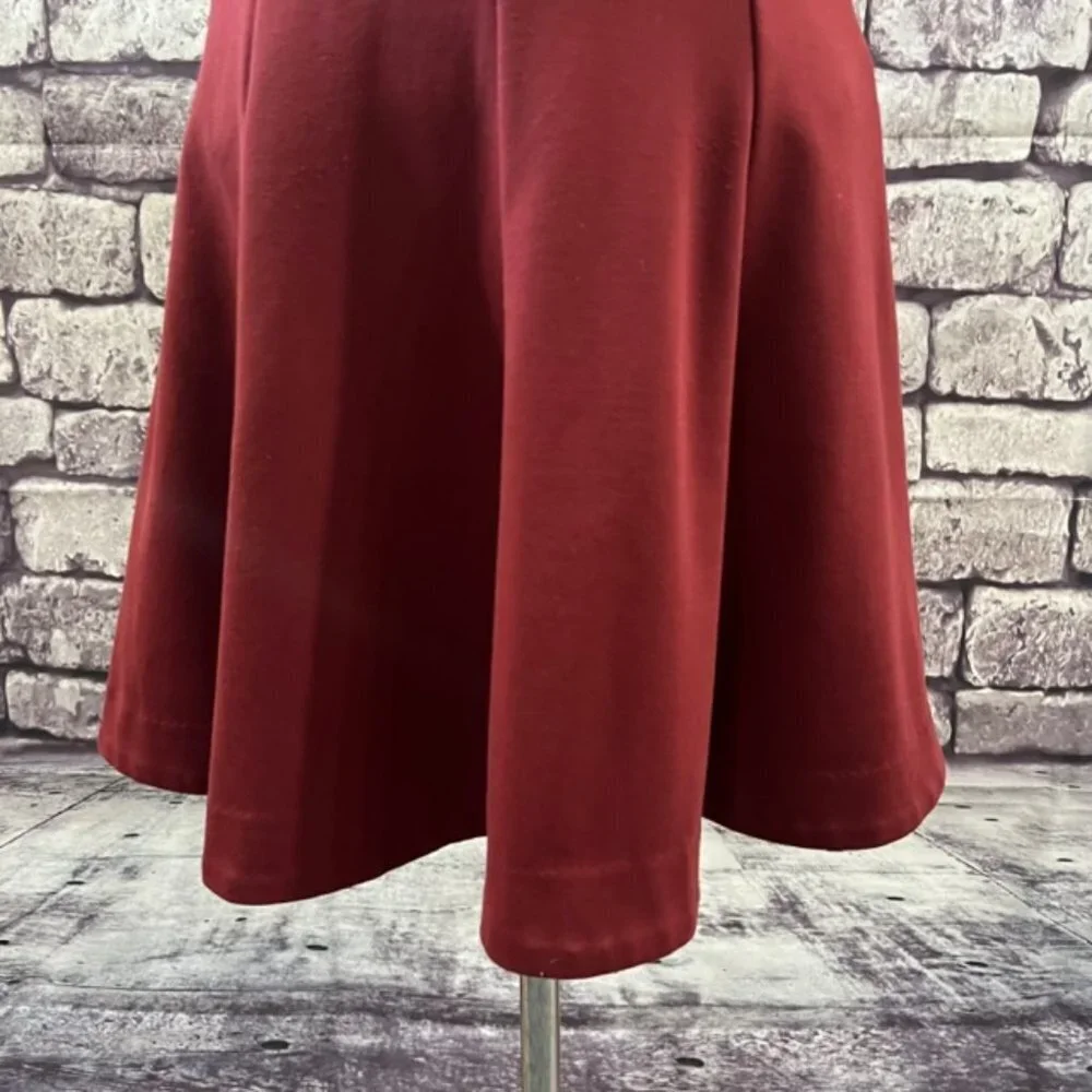 🎉🎉Host Pic🎉🎉 Free People Burgundy Sleeveless Fit & Flare Dress Size Medium